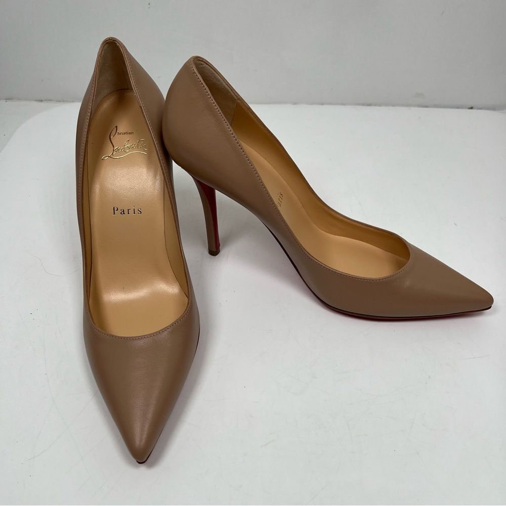 Christian Louboutin Apostrophy Pump 100 Nude 38